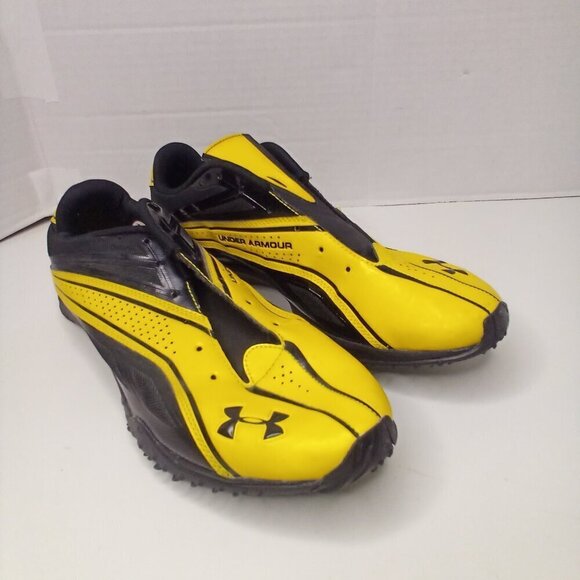 Under Armour Football Cleats Men 11 Scouting Combine Yellow Black No Laces main image 9